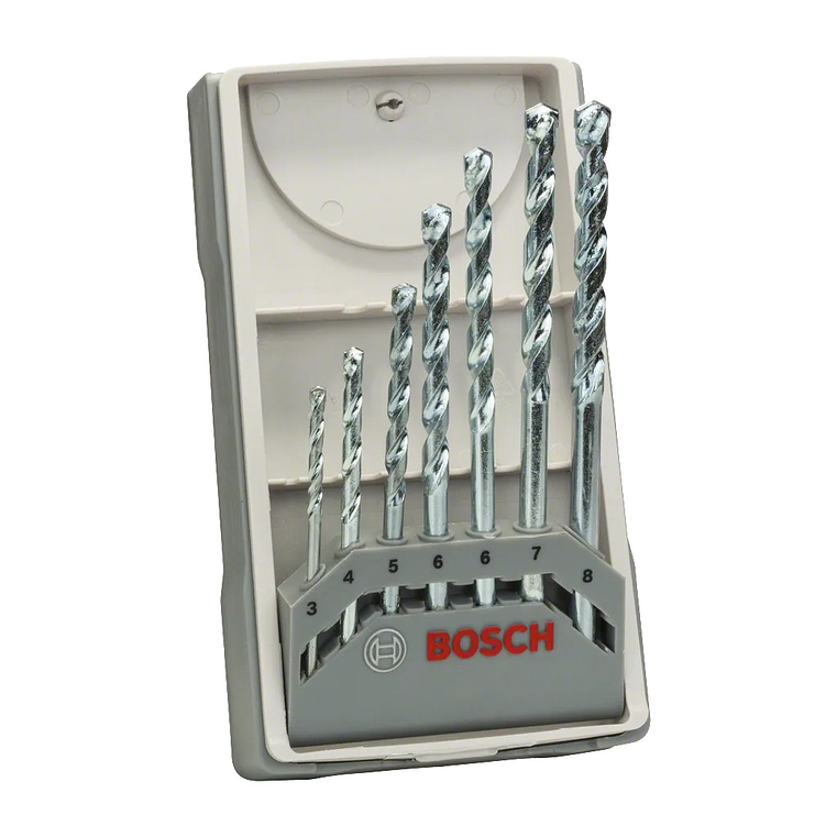 Conjunto de brocas CYL-1 (7 unids) BOSCH 1