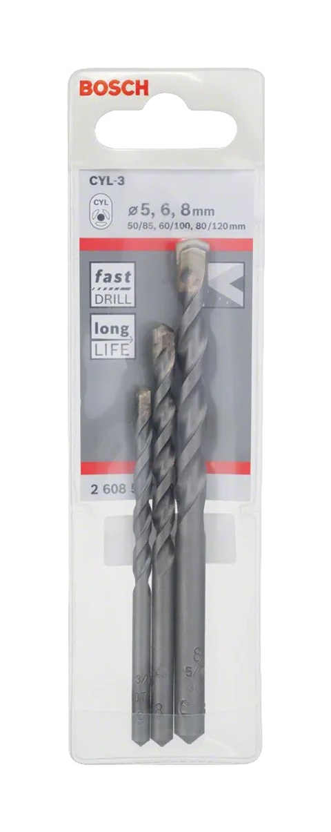 Broca CYL-3 (3 unids) BOSCH