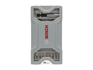 Conjunto de pontas de aparafusadora Extra Hard, Mini-X-Line, 25 peças BOSCH 