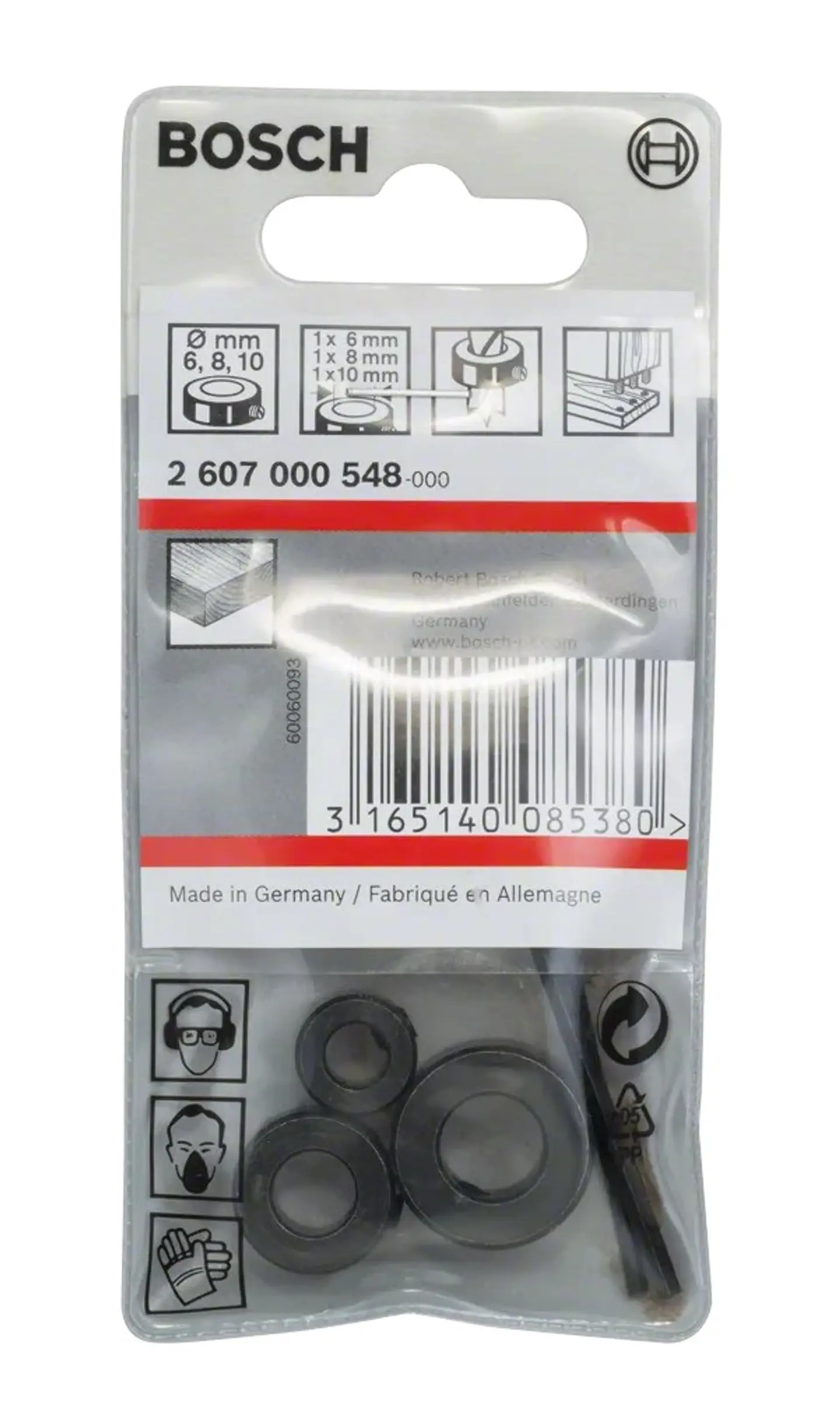 Conjunto de limitador de profundidade, 4 peças BOSCH  2