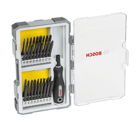 Conjunto de pontas de aparafusadora Extra Hard com cabos, 37 peças BOSCH 