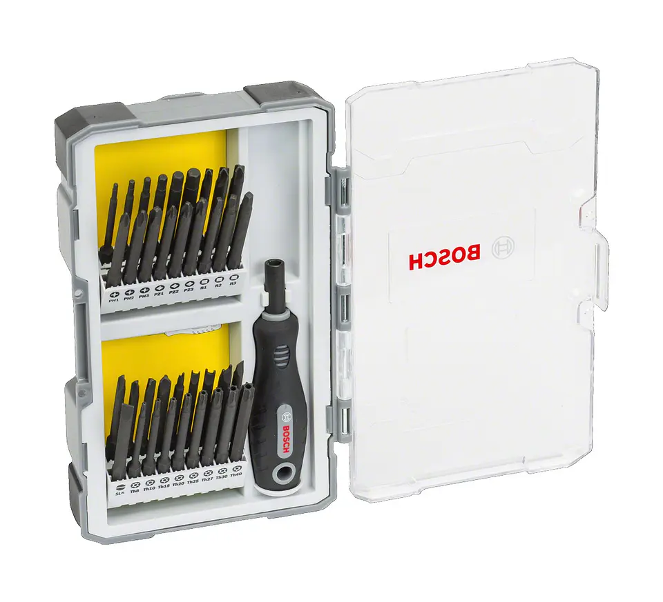 Conjunto de pontas de aparafusadora Extra Hard com cabos, 37 peças BOSCH  1