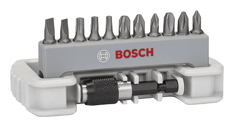 Conjunto Compact de pontas da aparafusadora Extra Hard 11+1 BOSCH