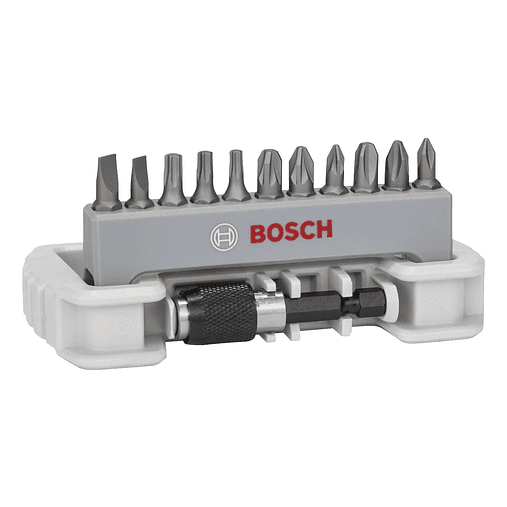 Conjunto Compact de pontas da aparafusadora Extra Hard 11+1 BOSCH 1