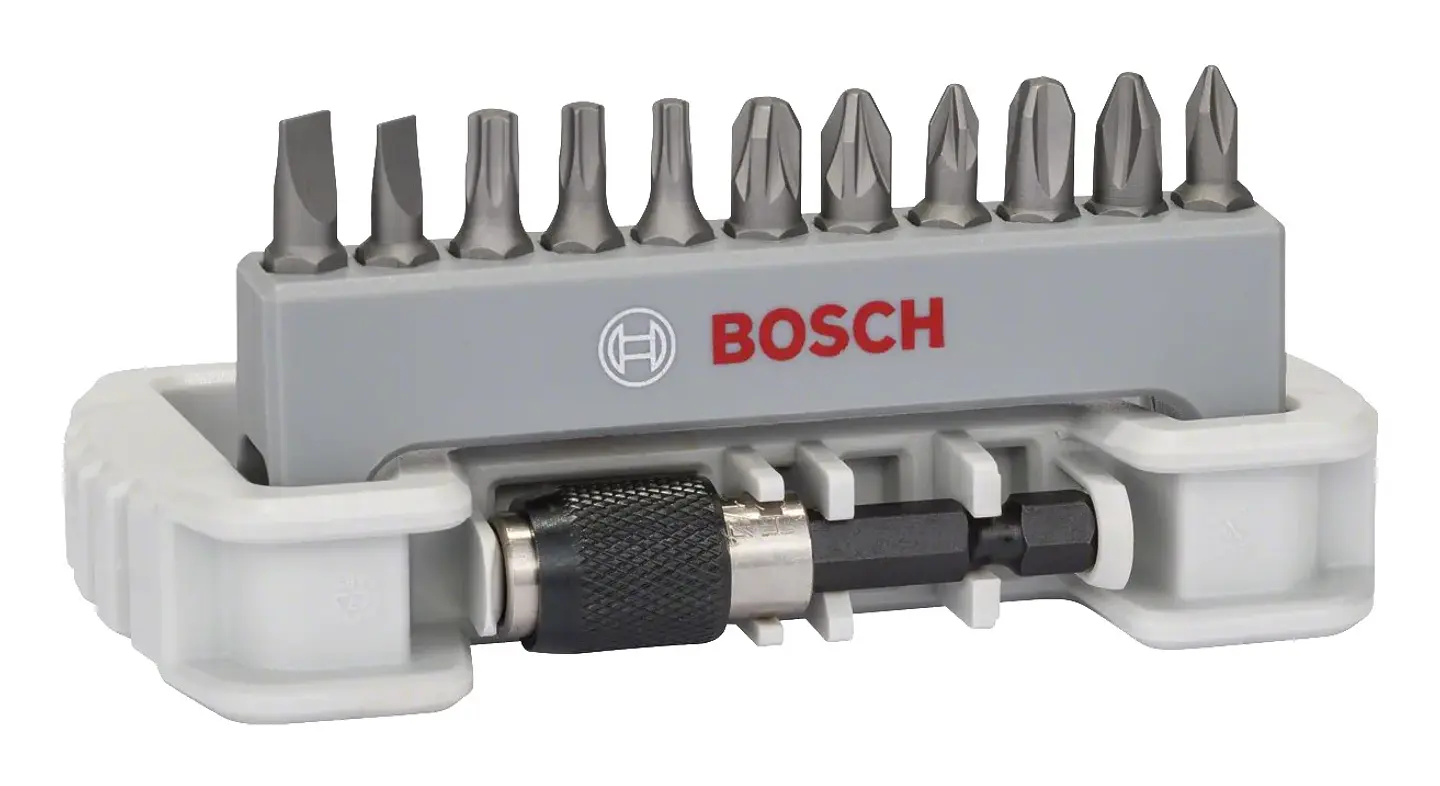 Conjunto Compact de pontas da aparafusadora Extra Hard 11+1 BOSCH 1