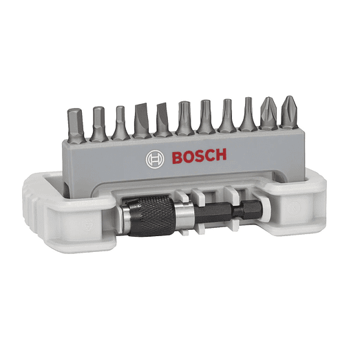 Conjunto Compact de pontas da aparafusadora Extra Hard 11+1 BOSCH 1