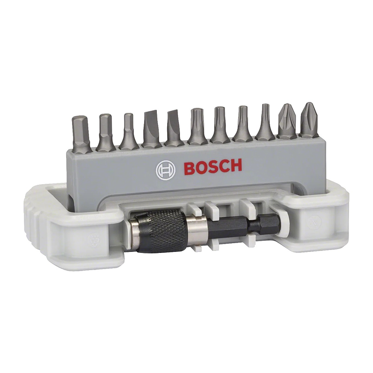 Conjunto Compact de pontas da aparafusadora Extra Hard 11+1 BOSCH 1