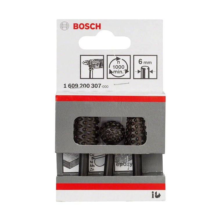 Conjunto de fresas de corte livre, 3 peças BOSCH 2