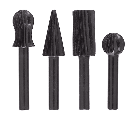 Conjunto de fresas de corte livre, 4 peças BOSCH 