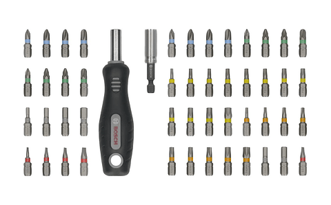 Conjunto de pontas de aparafusar Extra Hard, 50 unid. BOSCH 