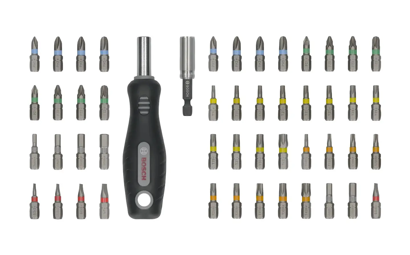 Conjunto de pontas de aparafusar Extra Hard, 50 unid. BOSCH  2