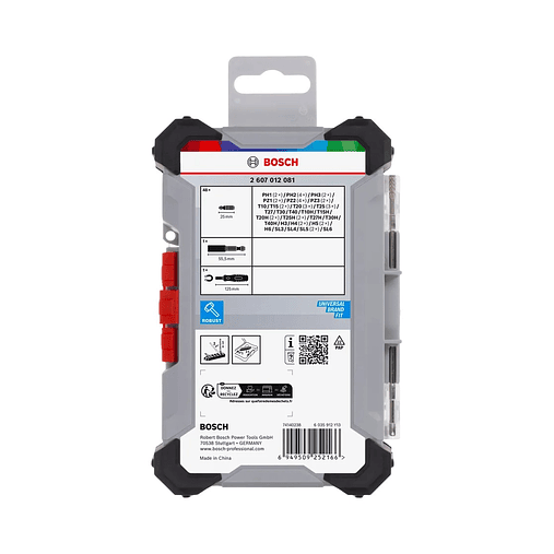 Conjunto de pontas de aparafusar Extra Hard, 50 unid. Expositor BOSCH 5