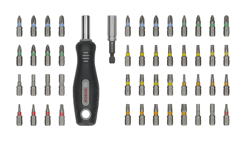 Conjunto de pontas de aparafusar Extra Hard, 50 unid. Expositor BOSCH