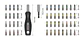 Conjunto de pontas de aparafusar Extra Hard, 50 unid. Expositor BOSCH - Miniatura 3