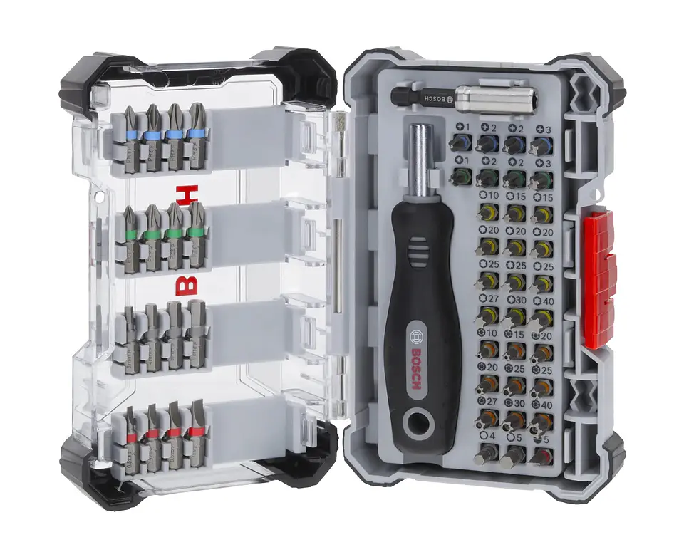 Conjunto de pontas de aparafusar Extra Hard, 50 unid. Expositor BOSCH 1