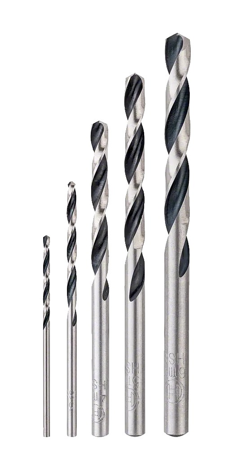 Conjunto de brocas para metal HSS PointTeQ, 5 peças BOSCH 