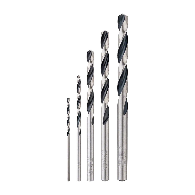 Conjunto de brocas para metal HSS PointTeQ, 5 peças BOSCH  1