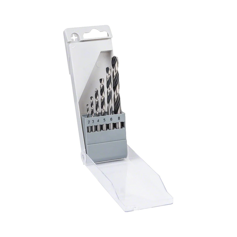 Conjunto de brocas para metal HSS PointTeQ, 6 peças BOSCH 1