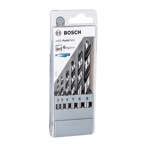 Conjunto de brocas para metal HSS PointTeQ, 6 peças BOSCH 2