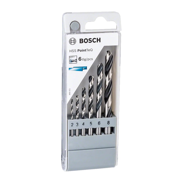 Conjunto de brocas para metal HSS PointTeQ, 6 peças BOSCH 2