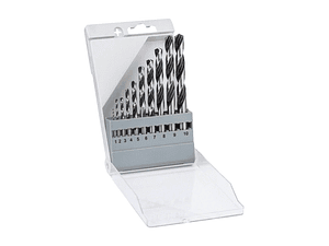 Conjunto de brocas para metal HSS PointTeQ, 10 peças BOSCH