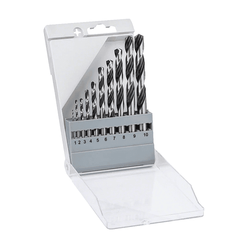 Conjunto de brocas para metal HSS PointTeQ, 10 peças BOSCH 1