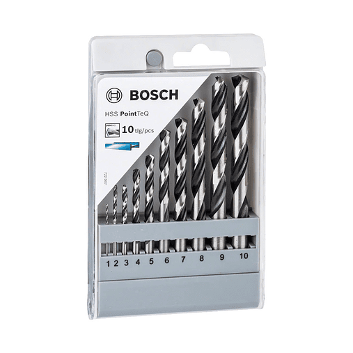 Conjunto de brocas para metal HSS PointTeQ, 10 peças BOSCH 2