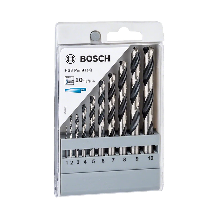 Conjunto de brocas para metal HSS PointTeQ, 10 peças BOSCH 2