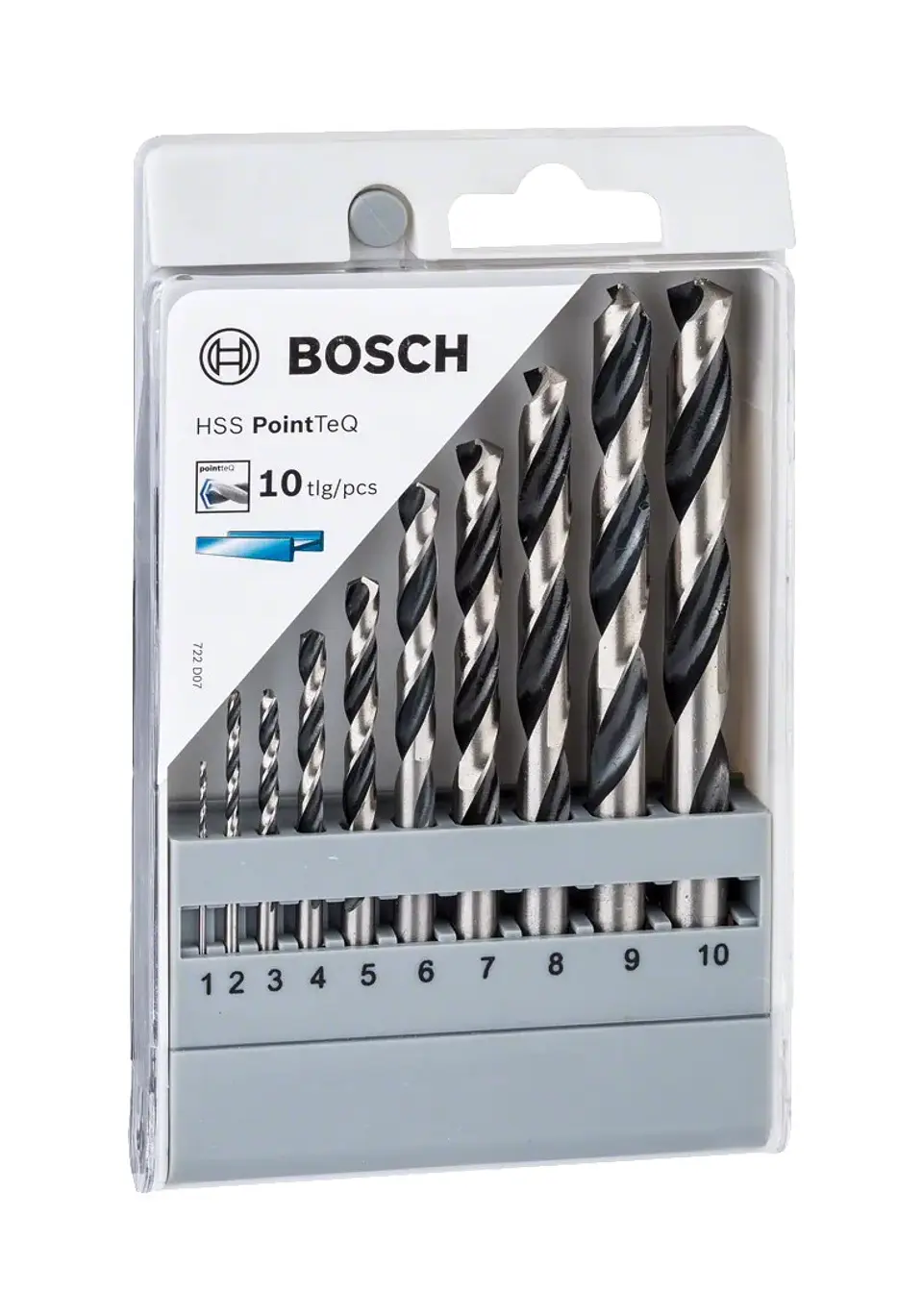 Conjunto de brocas para metal HSS PointTeQ, 10 peças BOSCH 2