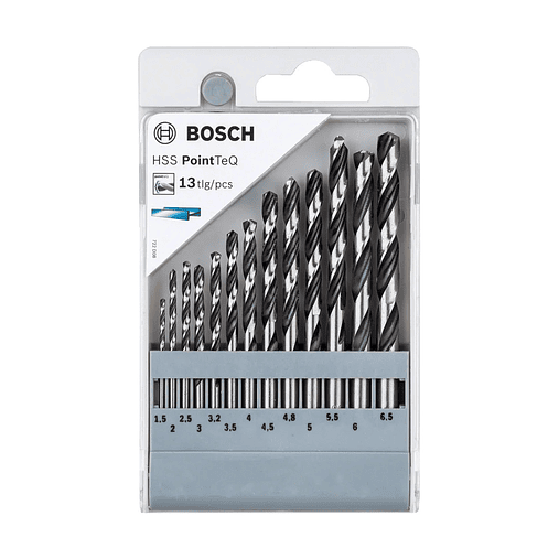 Conjunto de brocas para metal HSS PointTeQ, 13 peças BOSCH  2