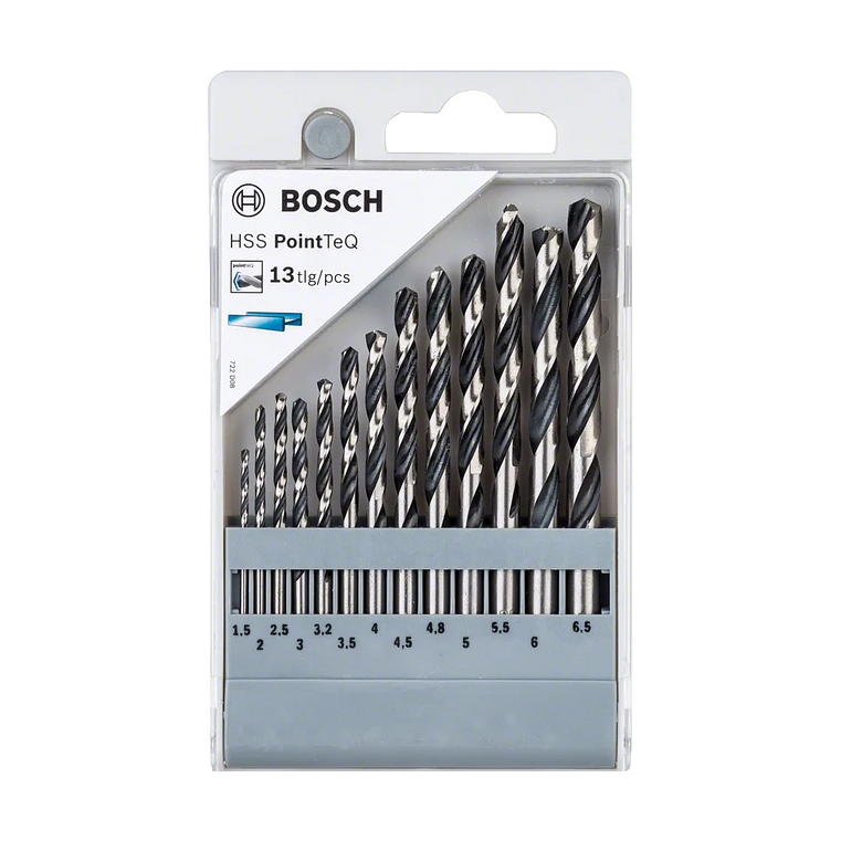 Conjunto de brocas para metal HSS PointTeQ, 13 peças BOSCH  2