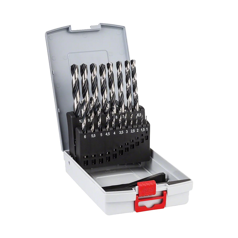 Conjunto de brocas para metal HSS PointTeQ, 19 peças BOSCH 1