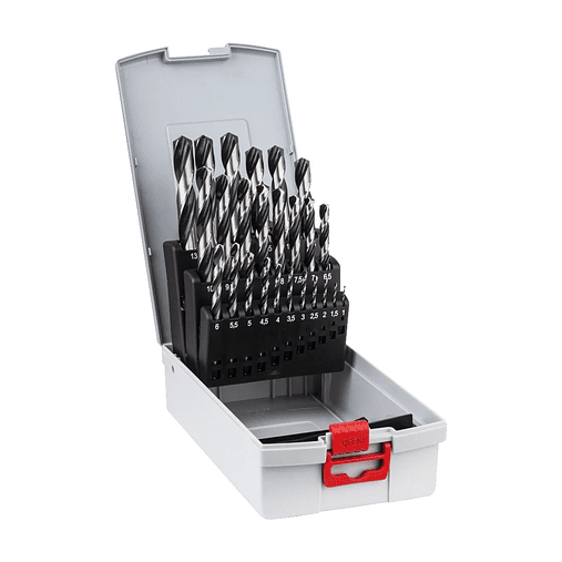 Conjunto de brocas para metal HSS PointTeQ, 25 peças BOSCH 1