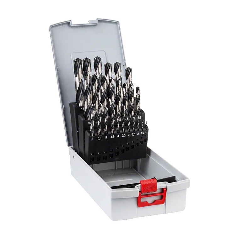 Conjunto de brocas para metal HSS PointTeQ, 25 peças BOSCH 1