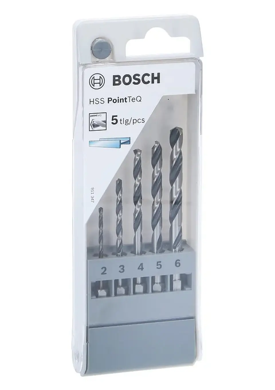 Conjunto de brocas para metal HSS PointTeQ com encabadouro hexagonal, 5 unidades BOSCH  1