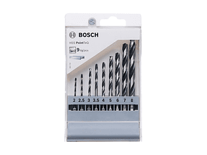 Conjunto de brocas para metal HSS PointTeQ com encabadouro hexagonal, 9 unidades BOSCH