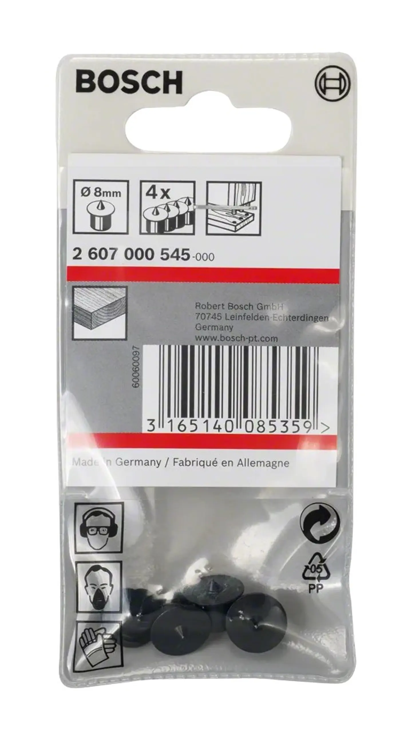 Conjunto de posicionador de bucha, 4 peças BOSCH 2