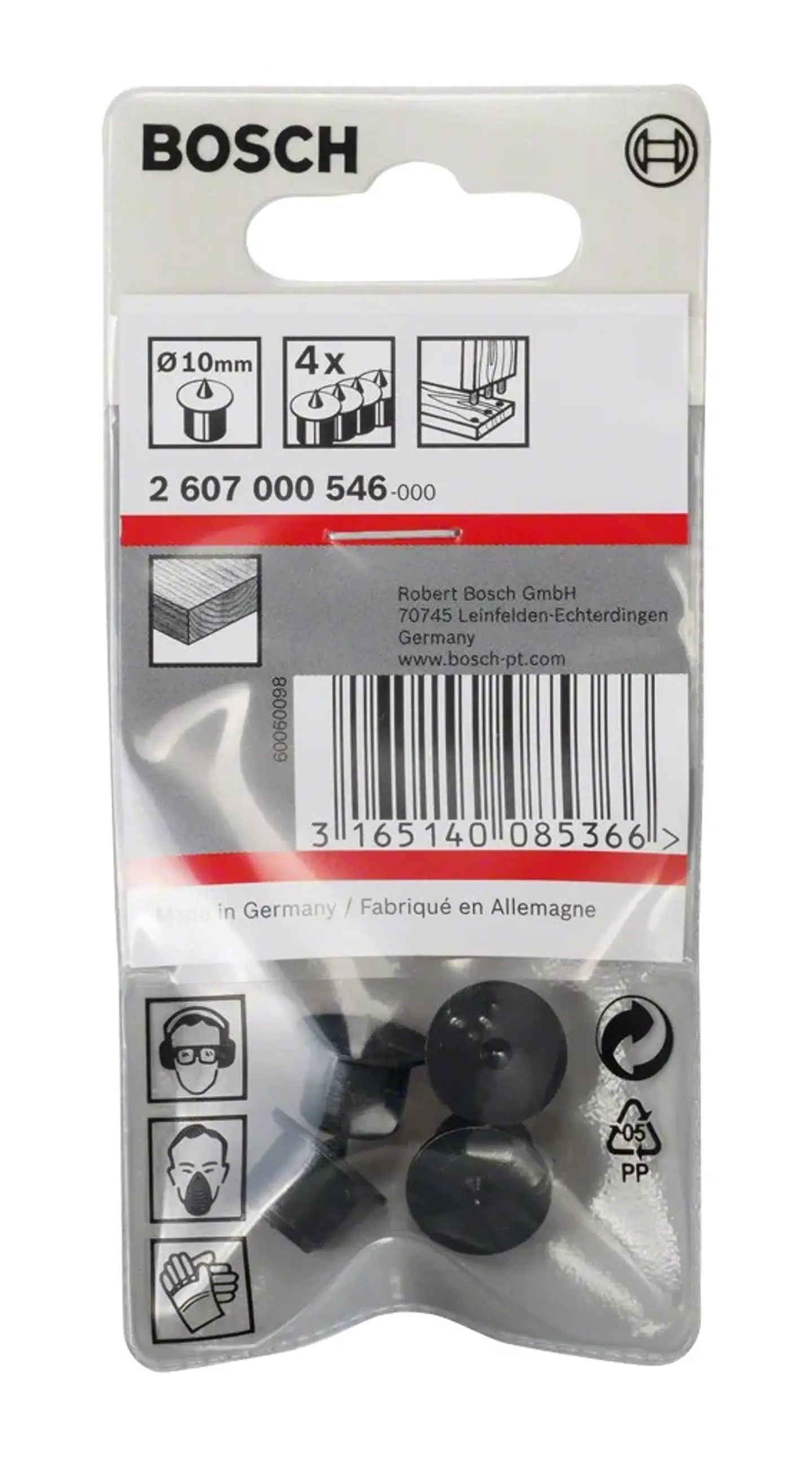 Conjunto de posicionador de bucha, 4 peças BOSCH 2