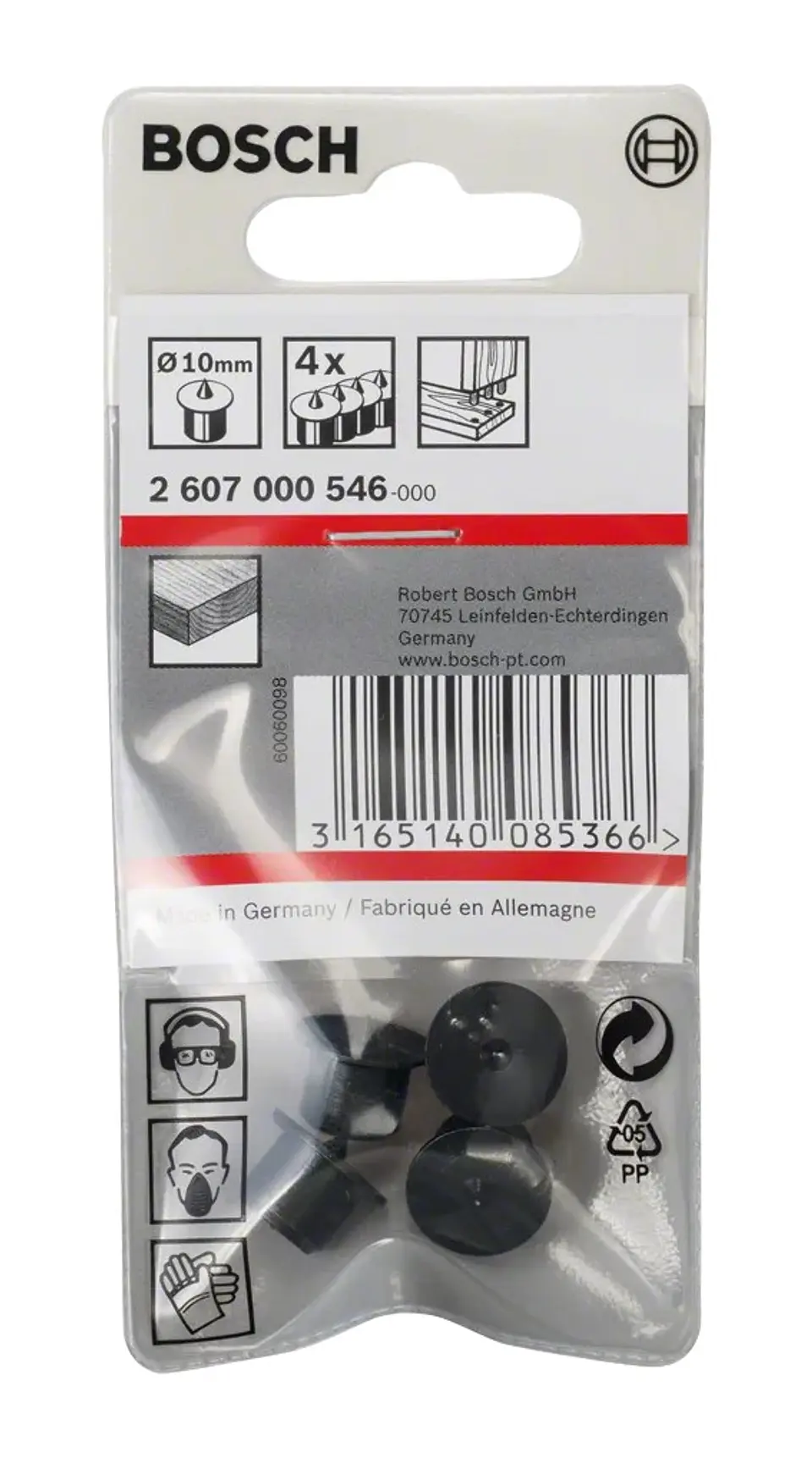 Conjunto de posicionador de bucha, 4 peças BOSCH 2