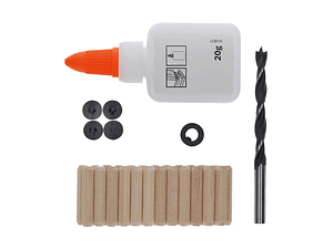 Conjunto de bucha de madeira, 32 peças BOSCH