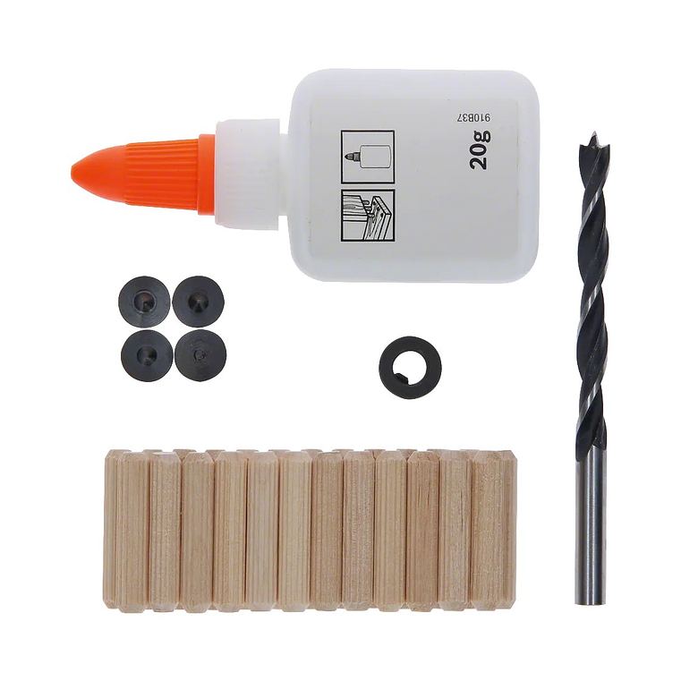 Conjunto de bucha de madeira, 32 peças BOSCH 1