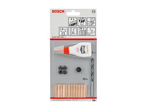 Conjunto de bucha de madeira, 32 peças BOSCH