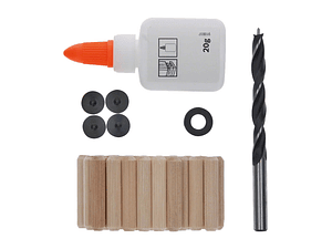 Conjunto de bucha de madeira, 32 peças BOSCH 