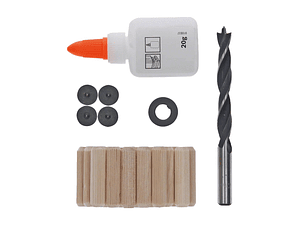 Conjunto de bucha de madeira, 27 peças BOSCH