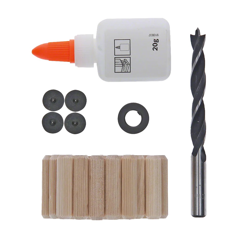 Conjunto de bucha de madeira, 27 peças BOSCH 1