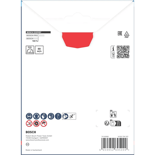 Disco abrasivo de Ø115mm carboneto EXPERT Multi Material BOSCH  3