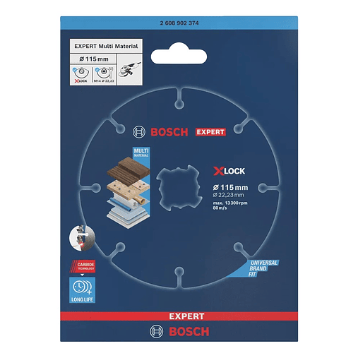 Disco abrasivo de Ø115mm carboneto EXPERT Multi Material BOSCH  4