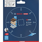 Disco abrasivo de Ø115mm carboneto EXPERT Multi Material BOSCH  - vignette 4