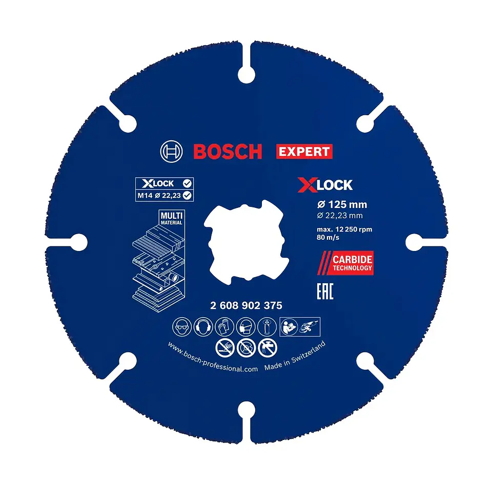 Disco abrasivo de Ø125mm carboneto EXPERT Multi Material BOSCH 1