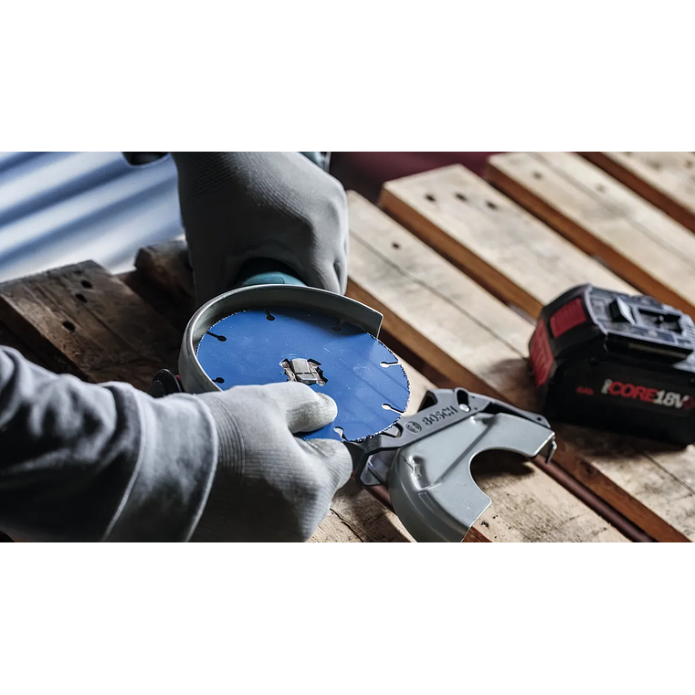 Disco abrasivo de Ø115mm carboneto EXPERT Multi Material (10 unids) BOSCH 8